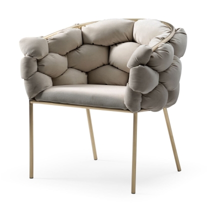 LA Furniture Debra Modern Grey Fabric Dining Chair VGVCB202-DC-GRY Contemporary Style by Vig Furnitrue Number 78245 Catch Home Goods