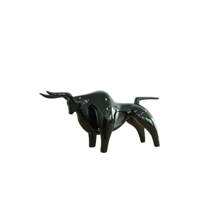 Modrest Oxen Modern Black Sculpture Black Sculpture 73131 VGTHDL-028