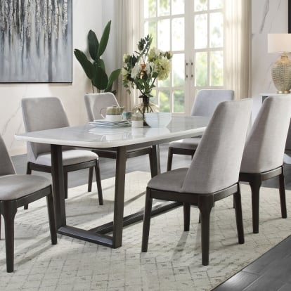 Acme Madan Dining Table with Marble Top Model DN00059