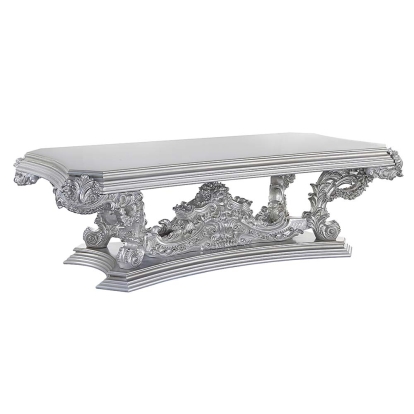 ACME Valkyrie Antique Platinum Dining Table Model DN00689