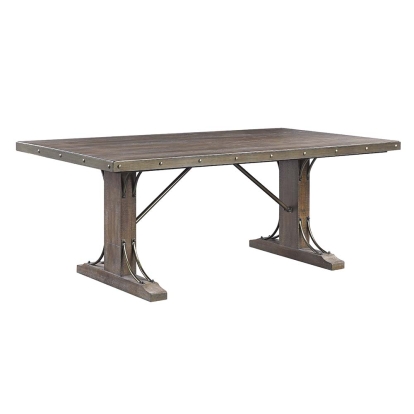 ACME Raphaela Weathered Cherry Dining Table Model DN00980