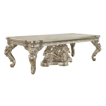 ACME Danae Champagne & Gold Dining Table Model DN01197