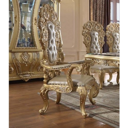Acme Cabriole Arm Chair (Set-2) Model DN01484