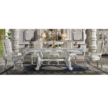 ACME Dresden Bone White Dining Table (108") Model DN01694