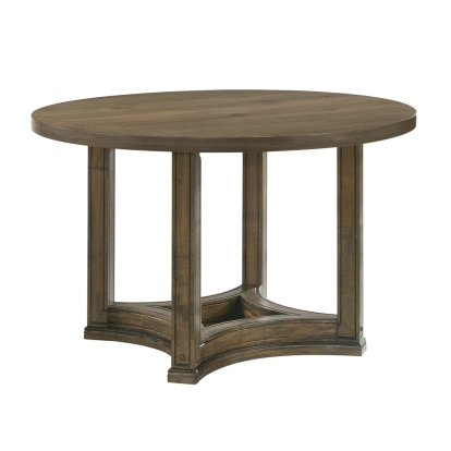ACME Parfield Weathered Oak Round Dining Table Model DN01809