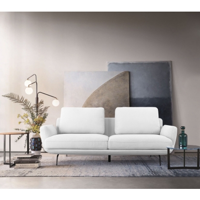 Divani Casa Dolly Modern Off White Fabric Sofa Off-White Sofa 78583 VGKNK8558-OFFWHT-S
