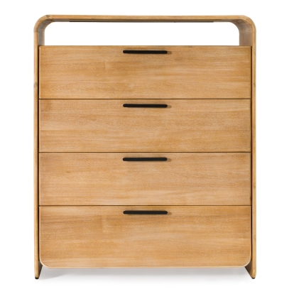 LA Furniture Dresden Modern Natural Acacia Chest VGWD-BH-VF-TB-NAT Contemporary Style by Vig Furnitrue Number 83455 Catch Home Goods