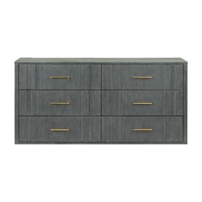 Modrest Manchester- Contemporary Dark Grey Dresser Dark Grey Dresser 79786|79786A VGWD-HLF2-DR6DRA