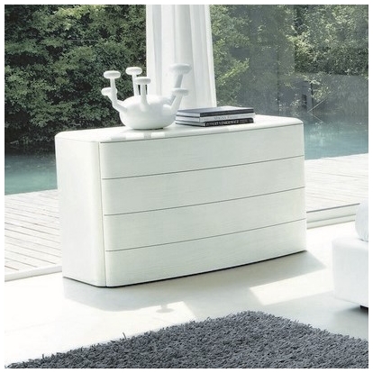 Drop Modern Italian White Ash Dresser White Dresser 70564 VGSMDROP-DR-WHI