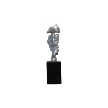 Modrest Silver Mask Sculpture Silver Sculpture 79713 VGTH-DS-077