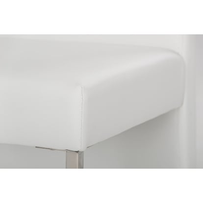 LA Furniture Misha Modern White Leatherette Dining Chair VGUN0099-1 Contemporary Style by Vig Furnitrue Number 11495 Catch Home Goods