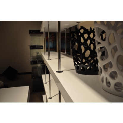LA Furniture Stafford White Room Divider VGUNAA615-165-WHT Contemporary Style by Vig Furnitrue Number 12628 Catch Home Goods
