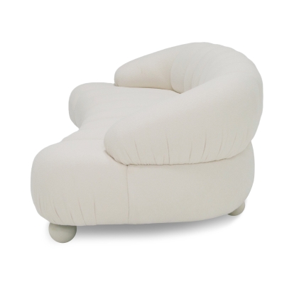 Divani Casa Duran Contemporary White Fabric 4-Seater Sofa White Sofa 81047 VGOD-ZW-23002A-SOFA-WHT