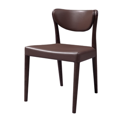 Union Modern Brown Oak Dining Chair (Set of 2) Brown Dining Chair 17259Z VGWCE552Y