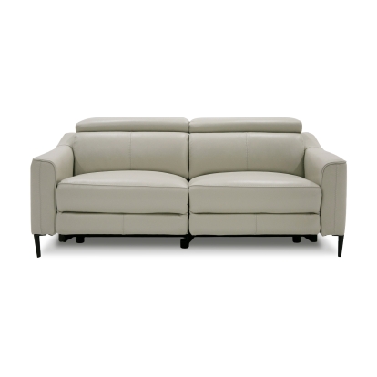 Divani Casa Eden Modern Grey Leather Sofa Grey Sofa Set 79254 VGKVKM.5012-GRY-SF