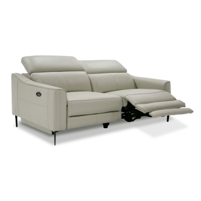 Divani Casa Eden Modern Grey Leather Sofa Grey Sofa Set 79254 VGKVKM.5012-GRY-SF