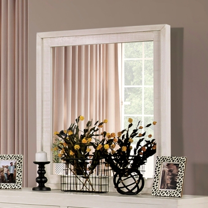 Furniture Of America Oakridge Rustic Ivory Mirror Model EM7074IV-M