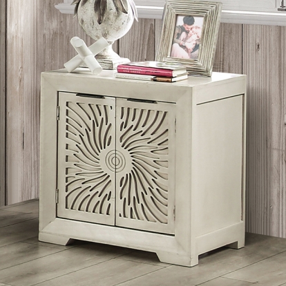 Furniture Of America Geneva Contemporary Ivory Night Stand Model EM7080IV-N