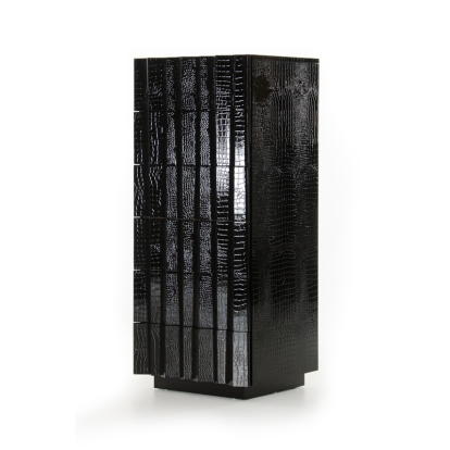A&X Emphasis Black Crocodile Chest Black Chest 16930 VGUNAW558-52-BLK