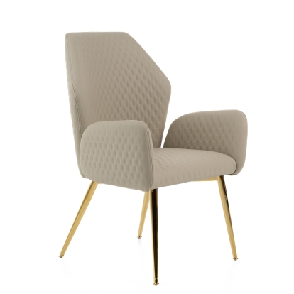 Modrest Empress Modern Dining Chair Beige Dining Chair 76863 VGVCB1908