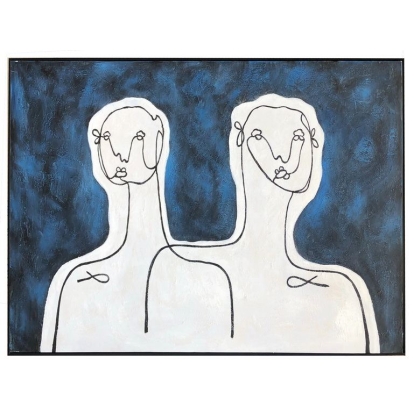 Modrest Energy Twin Acrylic Painting Blue Painting 79501 VGSHVIG21002