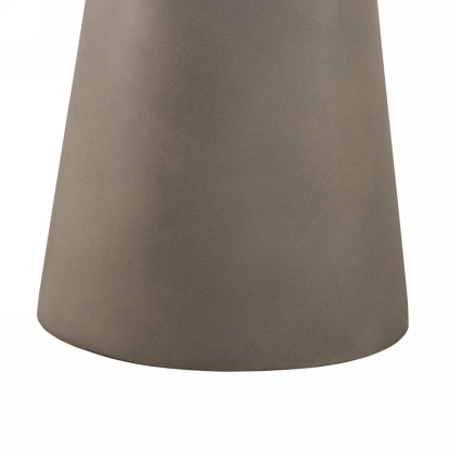 Nova Domus Essex Contemporary Concrete, Metal and Glass End Table Grey End Table 76688 VGLBVIG-LT56