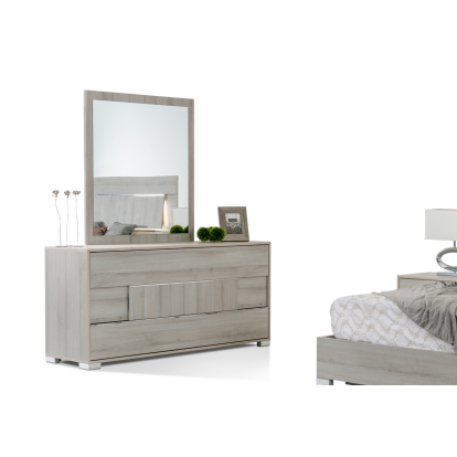 Modrest Ethan Italian Modern Grey Dresser Grey Dresser 17606 VGACETHAN-DSR
