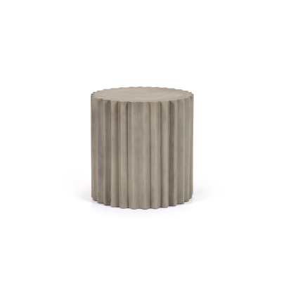 Modrest Evadale Modern Grey Concrete End Table Grey End Table 81848 VGGR-685156-GRY