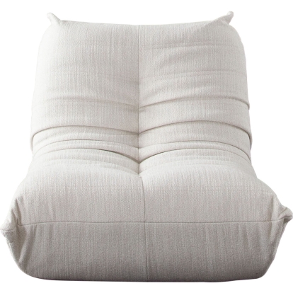 Diamond Sofa EZRAACCM Ezra Armless Accent Chair Cream Fabric