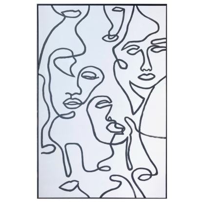 Modrest Face It Acrylic Painting White Painting 79503 VGSHVIG21004