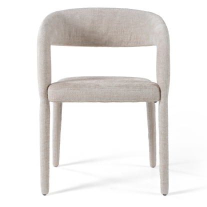Modrest Faerron Modern Light Grey Fabric Dining Chair Light Grey Dining Chair 82198 VGEU-MC-7182CH-LTGRY