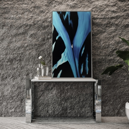 Modrest Fauna Modern White High Gloss & Stainless Steel Console Table White Console Table 77968 VGBBBN-2X-CT-WHT