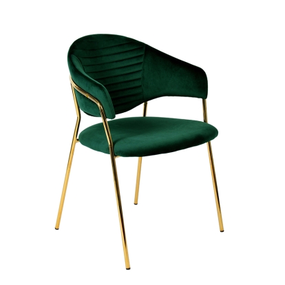 LA Furniture Trevor Modern Green Velvet & Gold Dining Chair (Set of 2) VGFHFDC8022-GRN Contemporary Style by Vig Furnitrue Number 76009Z Catch Home Goods