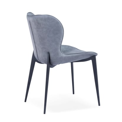 LA Furniture Felicia Modern Grey & Black Dining Chair (Set of 2) VGHR3588-GRY-DC Contemporary Style by Vig Furnitrue Number 78110Z Catch Home Goods