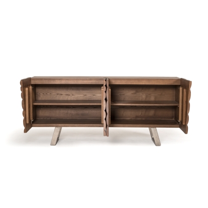 Modrest Finley Mid-Century Walnut Buffet Walnut Buffet 71400 VGCSSB-16050