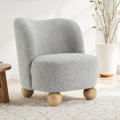 Furniture Of America Karey Contemporary Gray Accent Chair Model FM-AC6010GY