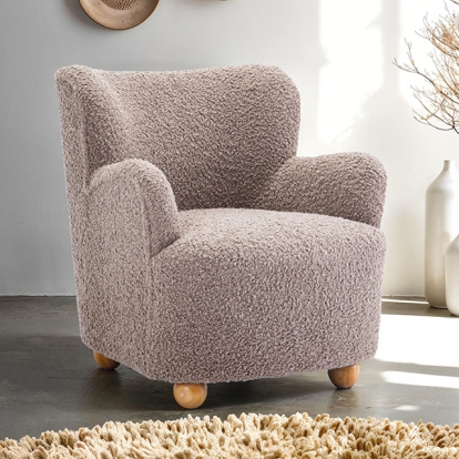 Furniture Of America Acaso Contemporary Mushroom Accent Chair Model FM-AC8017LB