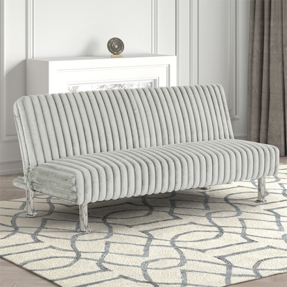 Furniture Of America Hinwil Contemporary Light Gray Futon Sofa Bed Model FM2903LG