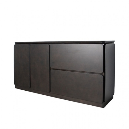 Furniture Of America Sargans Mid-Century Modern Black Sideboard Model FM30000BK-SV