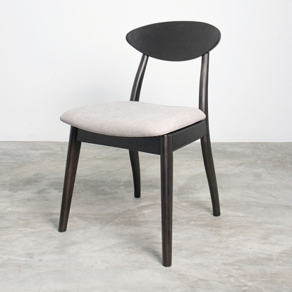 Furniture Of America Sargans Mid-Century Modern Black Wenge Side Chair (2/Ctn) Model FM30006BK-SC-2PK