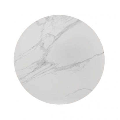 Furniture Of America Maidstone Contemporary Black-White Round Dining Table Model FM32001BK-RT