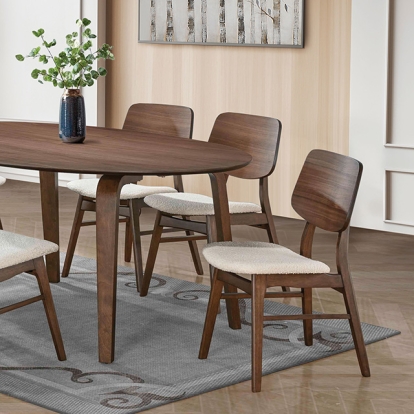 Furniture Of America Narvik Mid-Century Modern Walnut Dining Table Model FM3212WN-T-TABLE