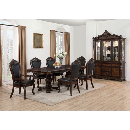 Furniture Of America Manzanita Traditional Dark Cherry Dining Table Model FM3261CH-T-TABLE