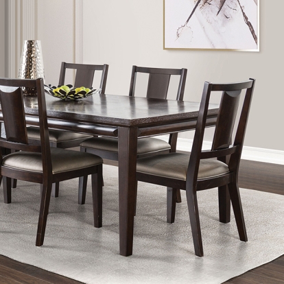 Furniture Of America Hinwitz Transitional Espresso Dining Table Model FM3399ES-T