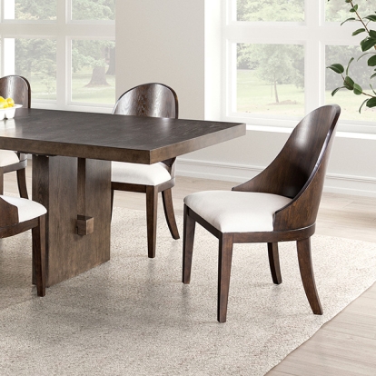 Furniture Of America Morden Transitional Dark Walnut Dining Table Model FM3420BR-T-TABLE