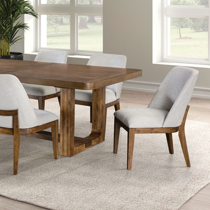 Furniture Of America Mandal Transitional Chestnut Dining Table Model FM3421BR-T-TABLE