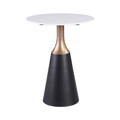 Furniture Of America Streatham Contemporary Black-White-Gold Dining Table Model FM37002BK-PT-TABLE