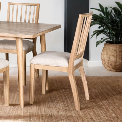 Furniture Of America Lakeside Modern Farmhouse Natural Side Chair Model FM39002NT-SC-2PK