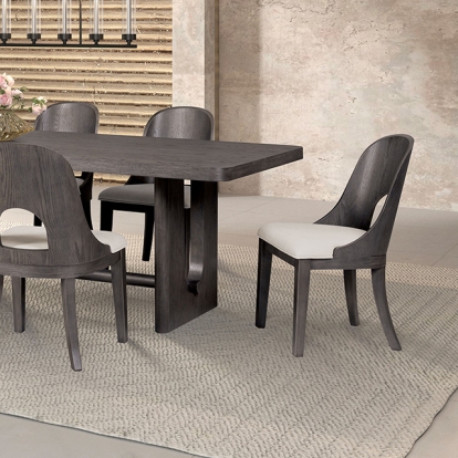Furniture Of America Sterling West Modern Ash Gray Rect. Dining Table Model FM39004ES-T