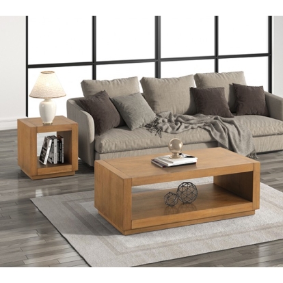 Furniture Of America Dothan Contemporary Medium Oak Coffee Table Model FM44009BR-C